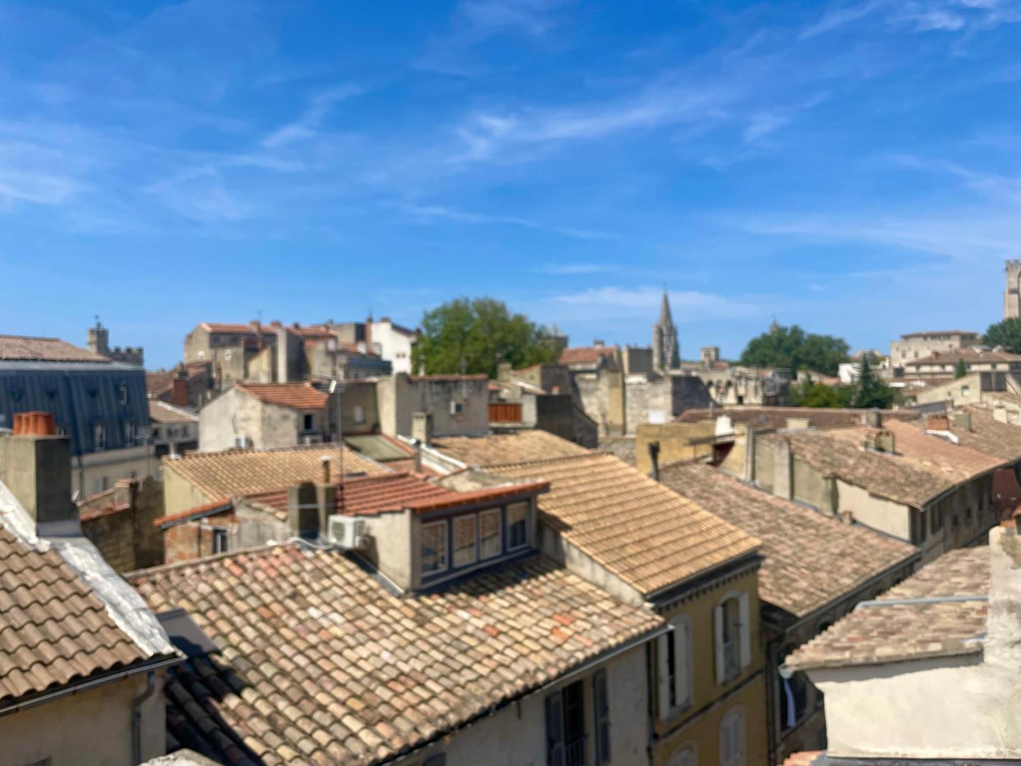 Le Toit D'Avignon - Intra-Muros - Terrasse Vue Palais Des Papes - Ideal Festival - Climatisation - Wifi ภายนอก รูปภาพ